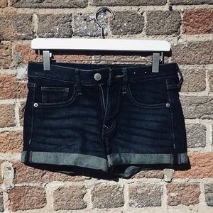 Dark Denim Shorts
